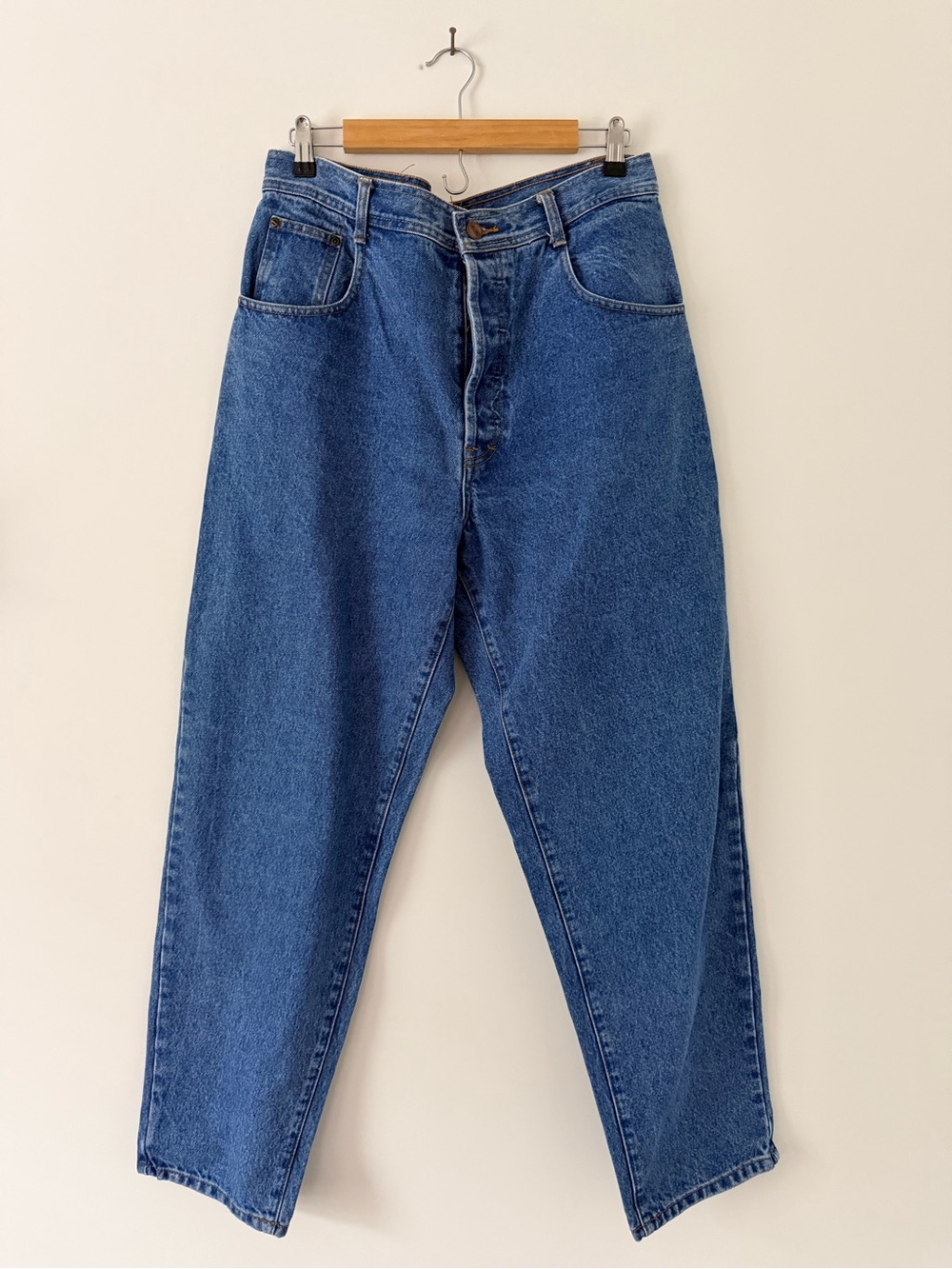 Vintage Structure Relaxed Straight Leg Jeans 34x30